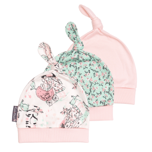 Комплект шапочек Зайки и зайчики 3 шт. Комплект шапочек Зайки и зайчики 3 шт.