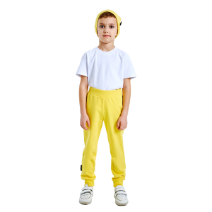 Комплект брюк 2шт. желтые/тёмно-серые