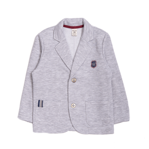 Пиджак Клуб малышей серый футер