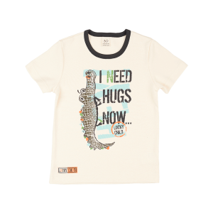 Футболка Крокодилы бежевый