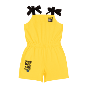 Полукомбинезон Любит- не любит желтый