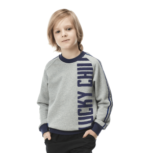 Толстовка Круиз футер серая