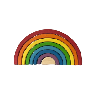 Пирамидка КоТаГрад Радуга большая радужная красный