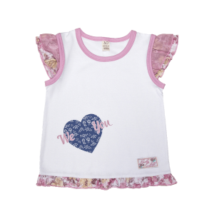 Майка с рукавчиками-крылышками