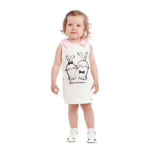 Платье Любимая девочка Лето молочное