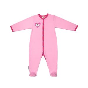 Комбинезон Love с застёжкой по всей длине ножек розовый