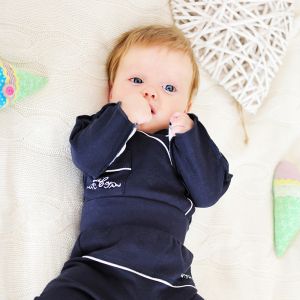 Распашонка Классик темно-синяя