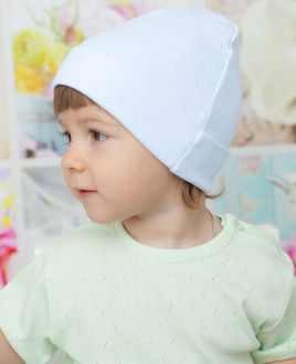 Шапочка Ажур голубая