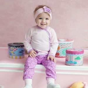 Штанишки Цветочки розовые