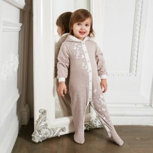 Комбинезон с капюшоном Дюймовочка футер