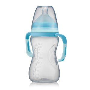 Бутылочка для кормления ROXY-KIDS 260 мл, быстрый поток, 6 мес+