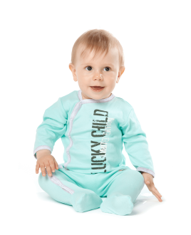 Комбинезон Крокодилы мятный