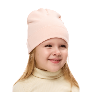 Шапка персиковая рибана
