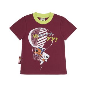Футболка МИ-МИ-МИШКИ© бордовая