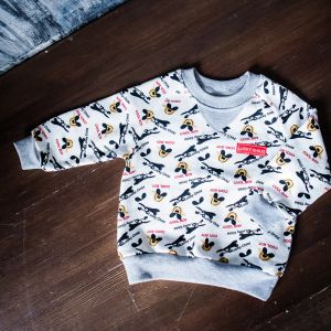 Толстовка Крутой парень футер цветная