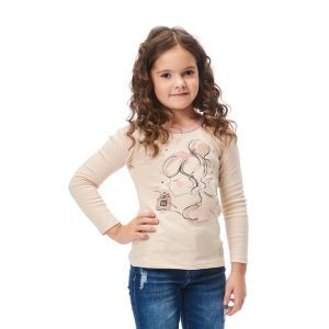 Футболка с длинным рукавом Парфюм миндальная