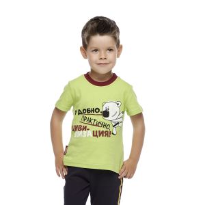 Футболка МИ-МИ-МИШКИ© зелёная Футболка МИ-МИ-МИШКИ© зелёная