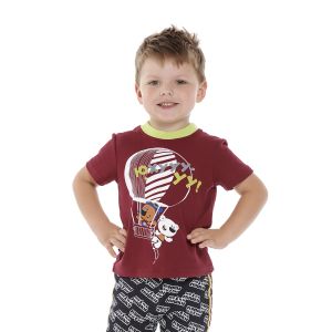 Футболка МИ-МИ-МИШКИ© бордовая