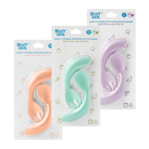 Набор столовых приборов для малышей ROXY-KIDS ложка и вилка