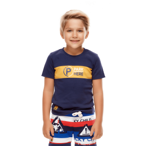 Футболка Трафик синяя