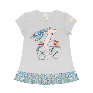 Футболка Заяц на велосипеде