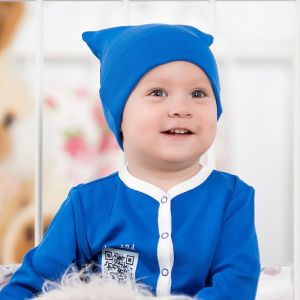 Шапочка синяя