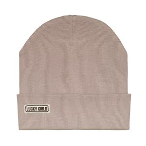 Шапка бежевая кашкорсе