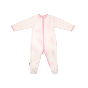 Комбинезон Лебединое озеро с застёжкой по всей длине молочный