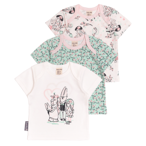 Комплект футболок Зайки и зайчики 3 шт. Комплект футболок Зайки и зайчики 3 шт.