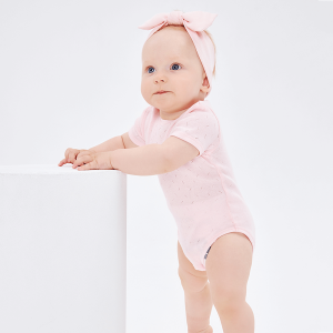 Боди-футболка Ажур розовый