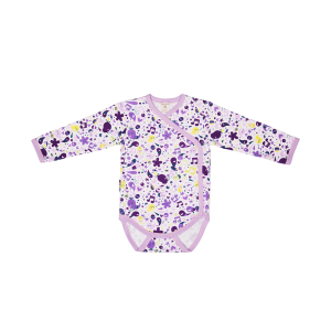 Боди с длинным рукавом Весёлые нотки цветной