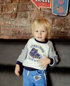 Толстовка Basic Sport футер серая