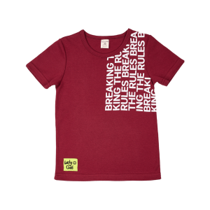 Футболка бордовая