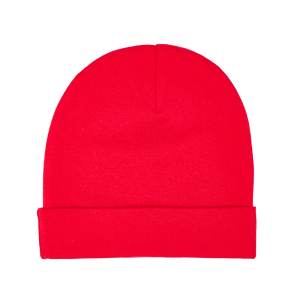 Шапка красная рибана