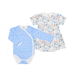 Комплект боди Лавандовый пряник 2 шт.