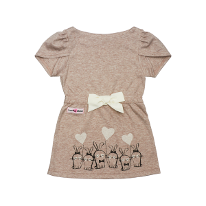 Платье Любимая девочка Лето бежевое
