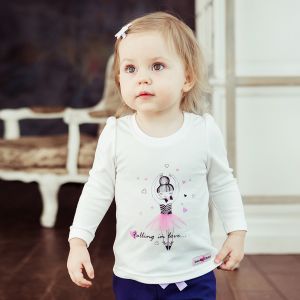 Футболка с длинным рукавом Любимая девочка