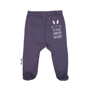 Ползунки Милые кролики серые