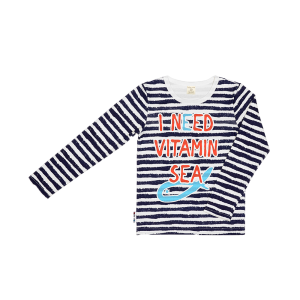 Футболка с длинным рукавом Море цветная Футболка с длинным рукавом Море цветная