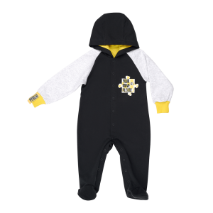 Комбинезон Пазл футер тёмно-серый