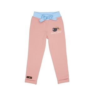 Брюки Осенний лес розовые футер