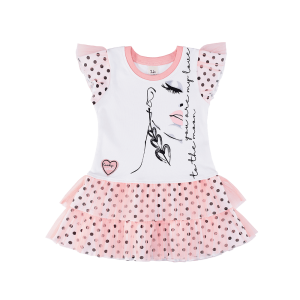 Платье Ты и Я молочное 