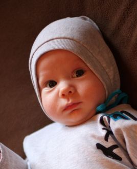 Чепчик из футера Спорт