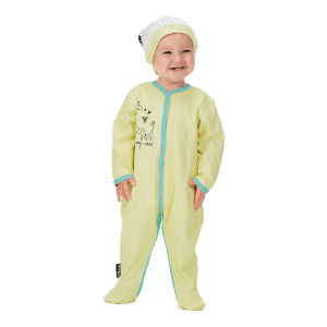 Комплект комбинезонов Зоопарк желтый 2 шт.