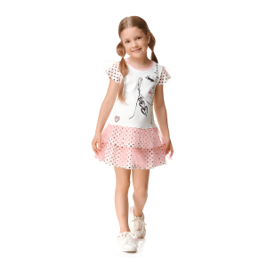 Платье Ты и Я молочное 