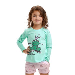 Футболка с длинным рукавом Принцесса Сказки мятная