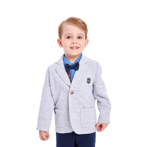Пиджак Клуб малышей серый футер
