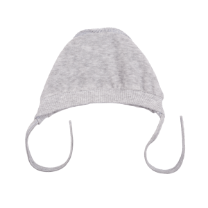 Чепчик Велюр серый