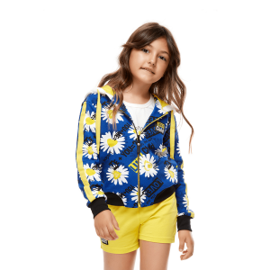 Куртка с капюшоном Любит - не любит футер