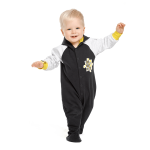 Комбинезон Пазл футер тёмно-серый